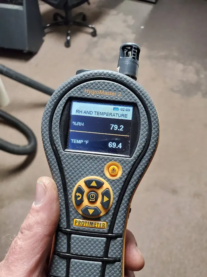 Moisture meter humidity assessment for Fire & Smoke Damage Restoration in Gahanna